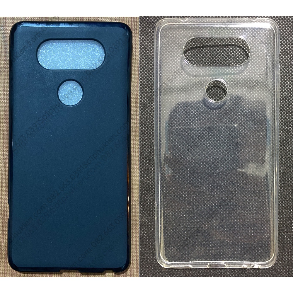 Ốp lưng LG V20 silicon dẻo trong dẻo đen trơn cao cấp