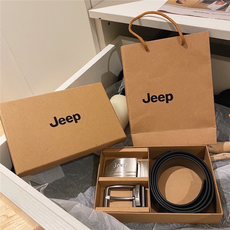 DÂY NỊT NAM 2 MẶT JEEP _____ 1 sét FullBox,túi giấy xịn xò