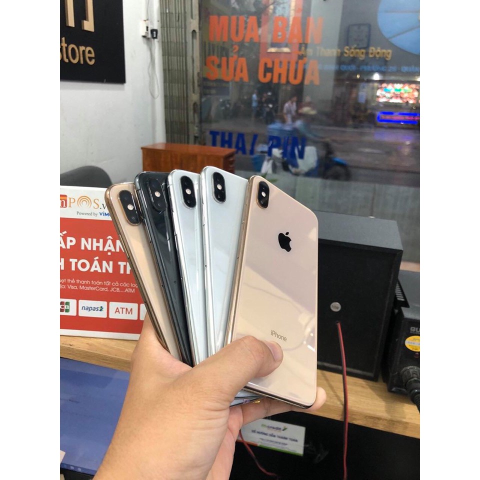 Điện thoại iphone xs max quốc tế fullbox nguyên zin,