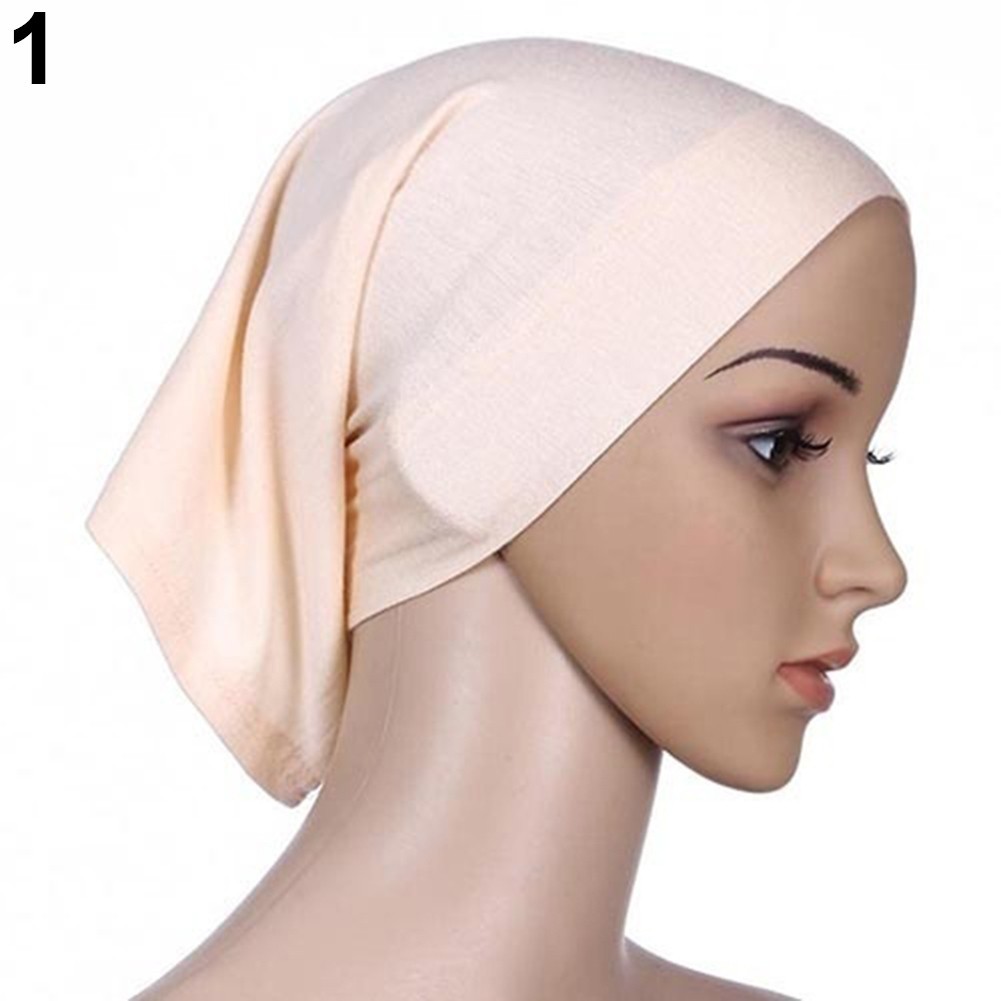 Khăn choàng đầu Hijab bằng cotton mềm cho phụ nữ hồi giáo