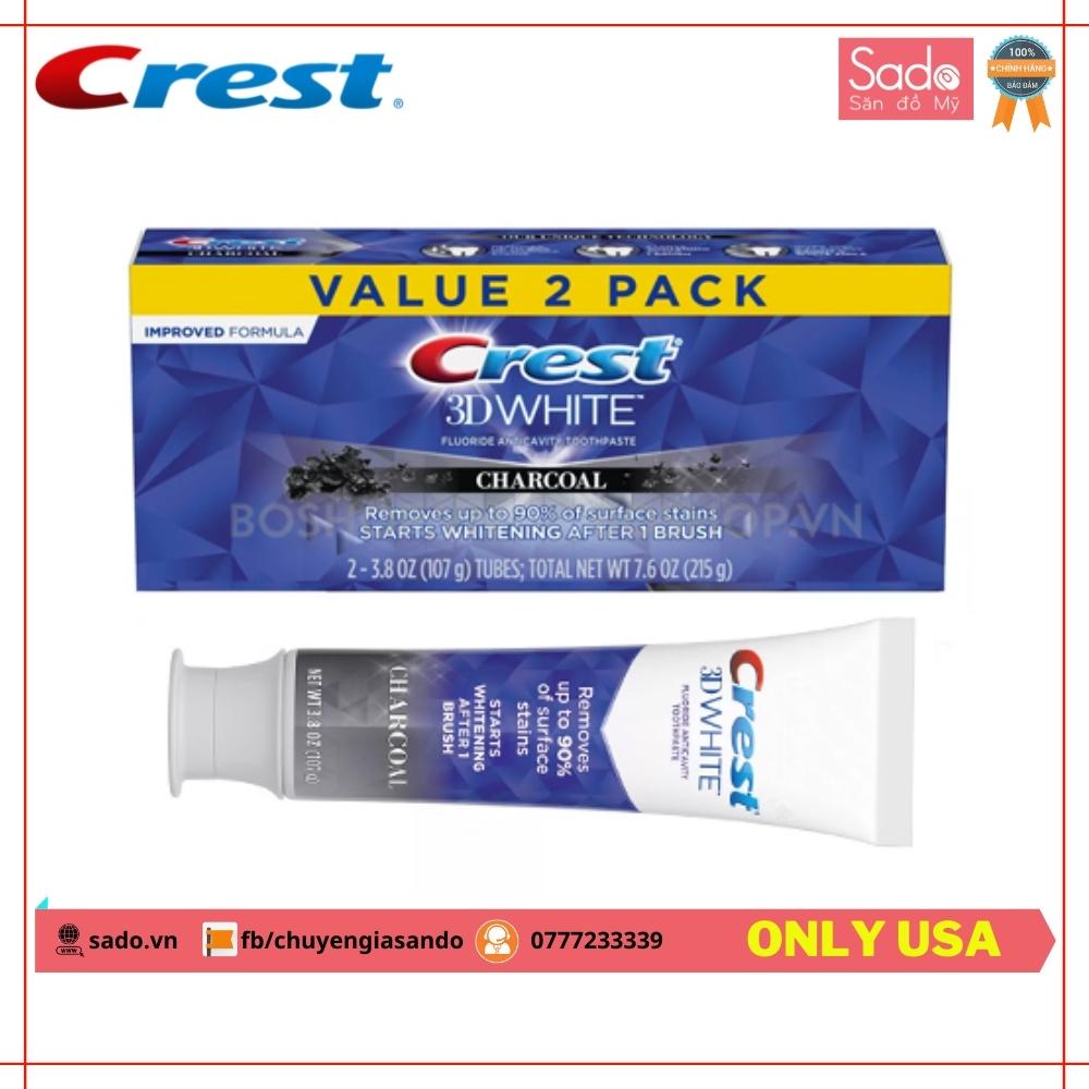 Kem đánh răng than hoạt tính Crest 3D White Charcoal Toothpaste