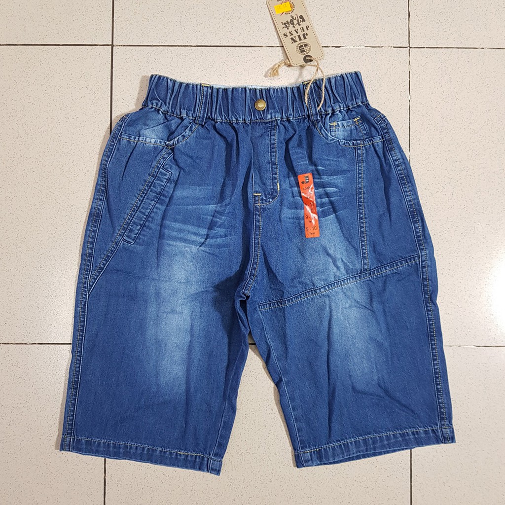 Quan lửng jean cotton bé trai size đại cồ