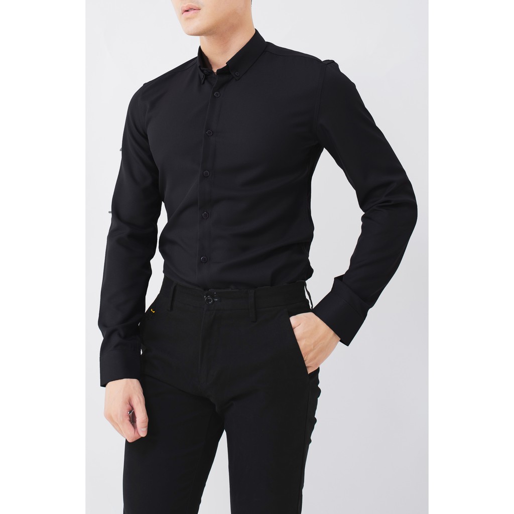 Áo Sơ Mi Nam Cotton Spandex Vải Co Giãn Form Slimfit Mềm Mịn Thấm Hút Tốt Có Bigsize - A068-1 | BigBuy360 - bigbuy360.vn