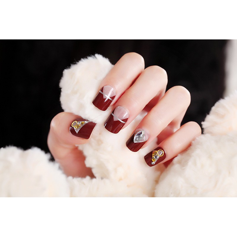 Nail tay - Mẫu đính đá, nhủ_8 ( Giá bán Lẻ + bảng Sỉ )