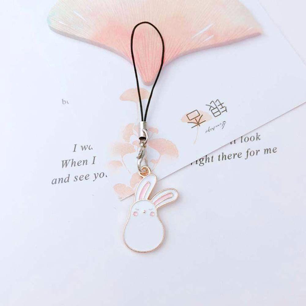 Glees Dây Đeo Điện Thoại Kim Loại Chống Thất Lạc Hình Thỏ / Dưa Hấu Dễ Thương