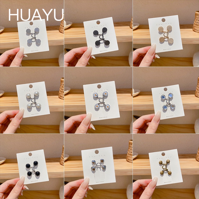 Bộ 4 Nút Bấm Thu Nhỏ Lưng Quần Jean ghim cài quần điều chỉnh - Gấu Thỏ House