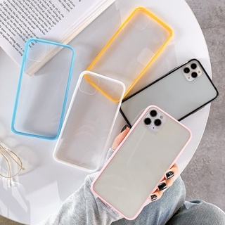 [ IPHONE 11/11Pro/11ProMax/12Mini/12/12Pro/12ProMax ] Ốp Lưng Điện Thoại Giá Rẻ Viền Silicon Nhiều Màu