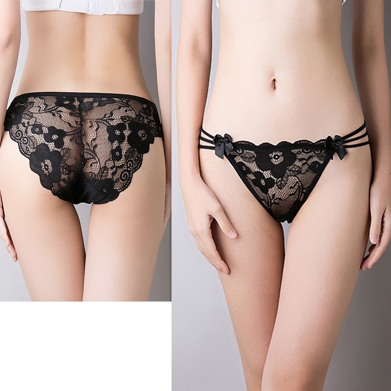 [Một Kích Thước (35-60KG)] Quần Lót Nữ Ren ZT006#Quần Lót cotton Không Đường May Lưng Thấp Thoáng Khí 3025