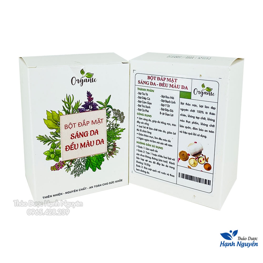 Combo 10 loại bột dưỡng da, đều màu da nguyên chất (Tăng cường sắc tố da, chống lão hóa, cấp ẩn) - Thảo Dược Hạnh Nguyê