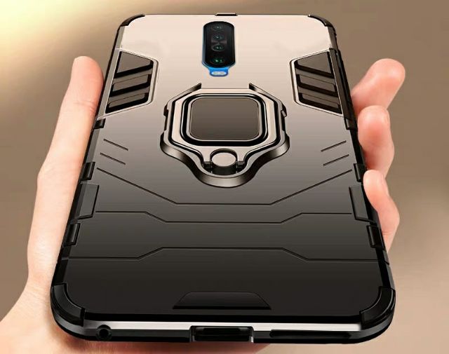 Ốp Redmi K30 / K30 5G / K40 / K40 Pro / K30 Pro / Poco F3 / K50 / K60 chống sốc Iron Man Iring siêu bền giá đỡ xem phim