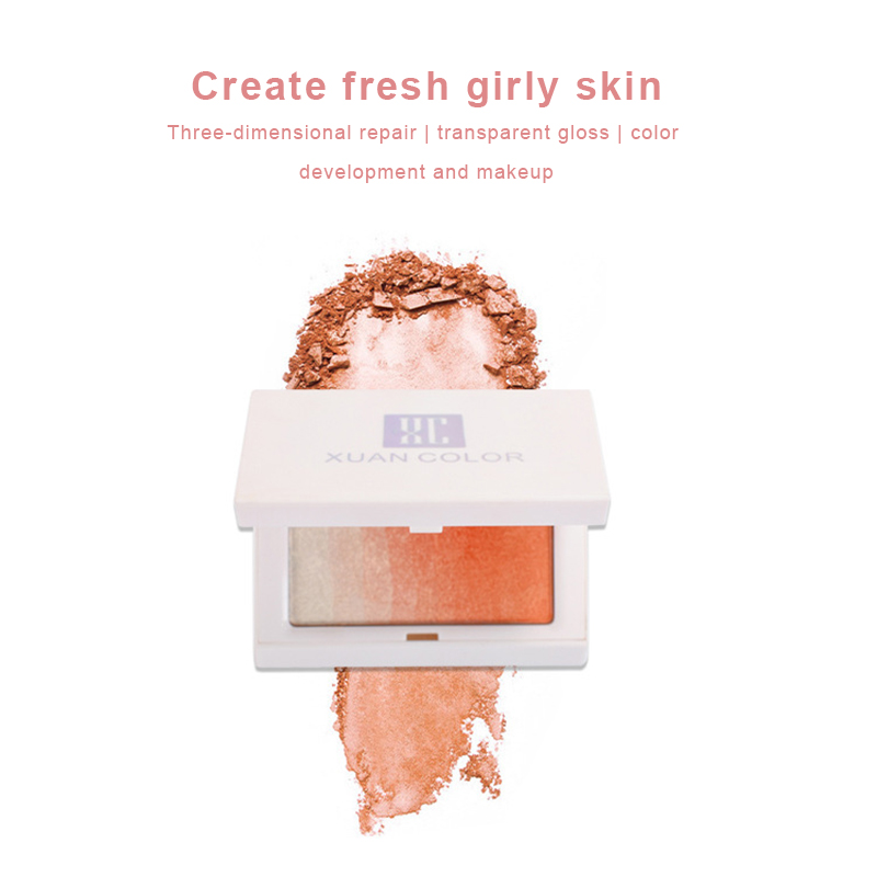 (Hàng Mới Về) Bảng Phấn Má Hồng 3 Trong 1 Kết Hợp Phấn Má Hồng Kháng Nước Lâu Trôi | BigBuy360 - bigbuy360.vn