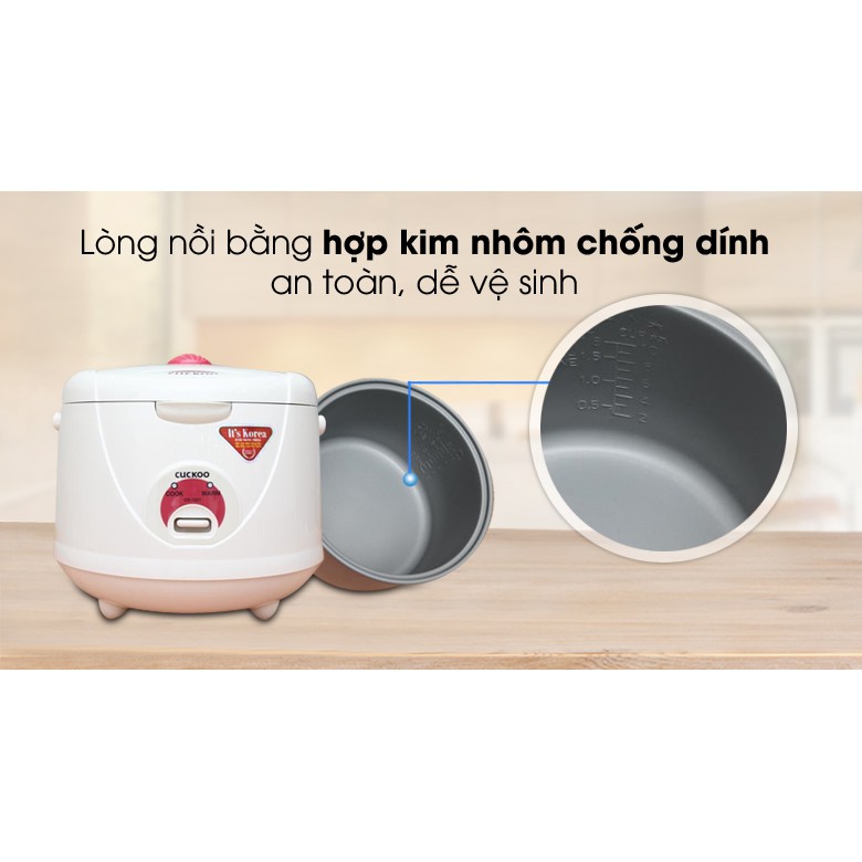 [HÀNG CHÍNH HÃNG] Nồi cơm điện Cuckoo 1.8 Lít CR-1021 Bảo hành 12 tháng