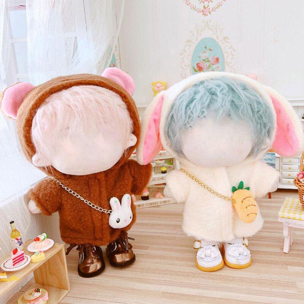 Bộ Quần Áo Mùa Đông Màu Cầu Vồng Dành Cho Búp Bê 20cm