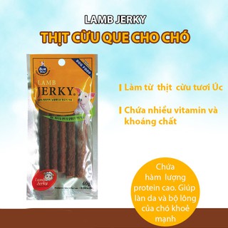 Thịt Cừu Que Cho Chó Bow Bow 40g