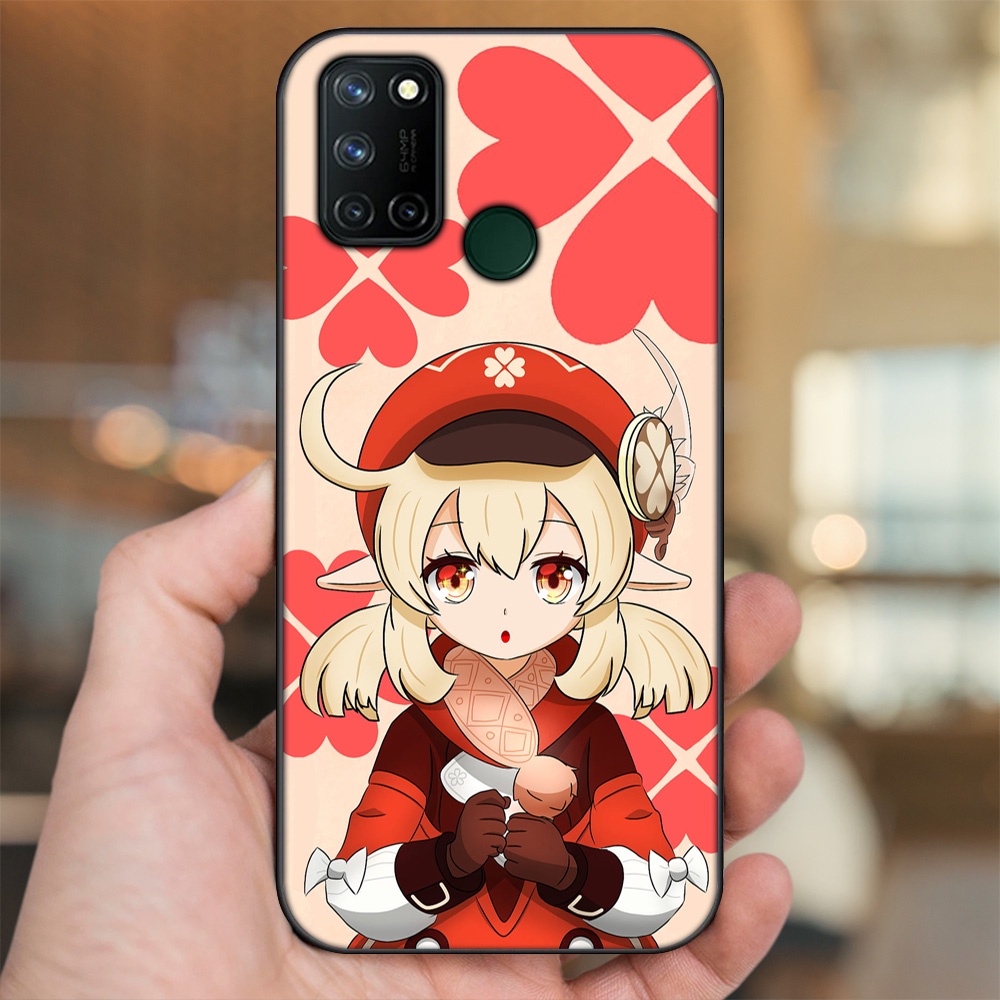 Ốp lưng Realme C17, 7i viền đen in hình Klee Genshin Impact
