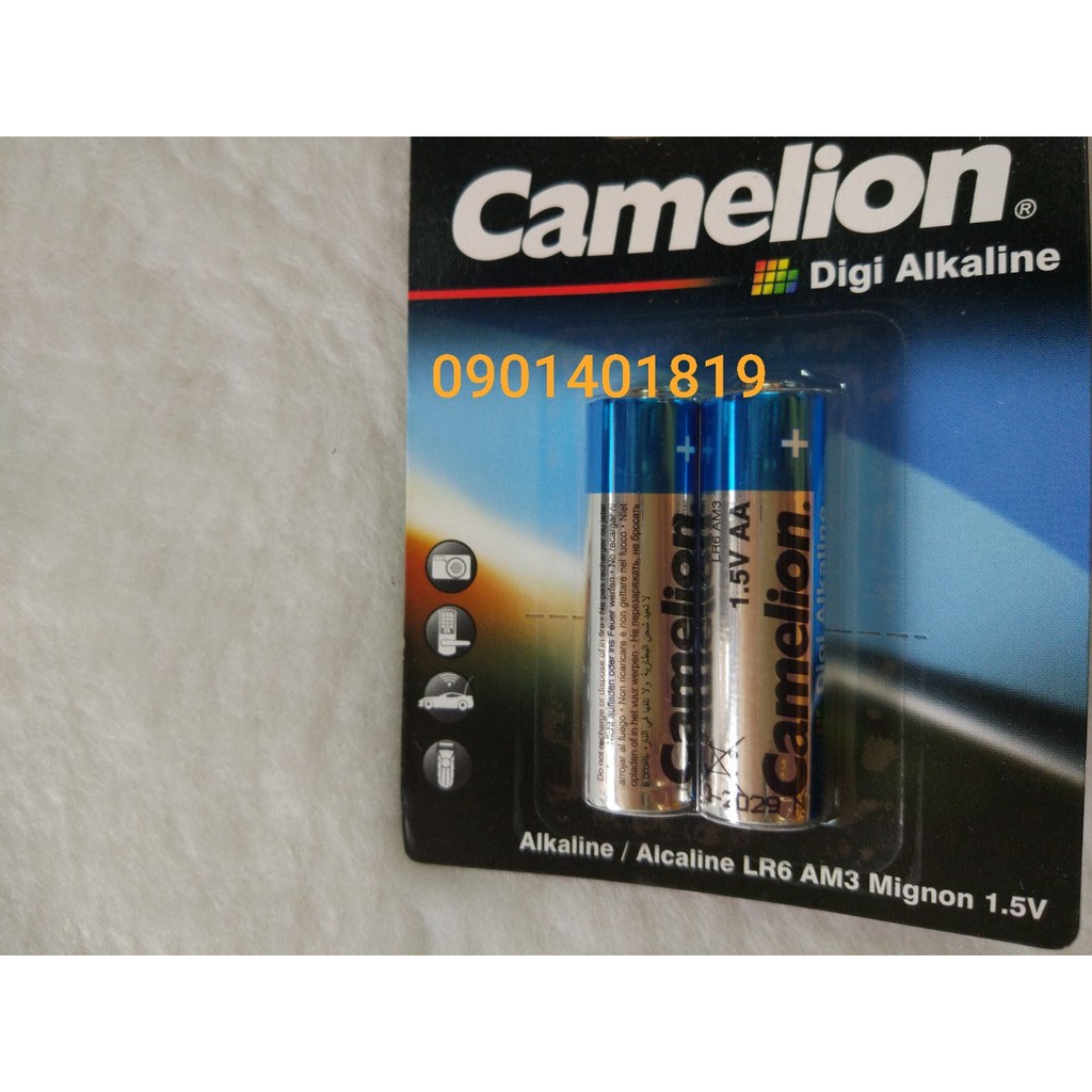 Pin camelion AlKALINE 2A/2 viên (Hàng chính hãng)