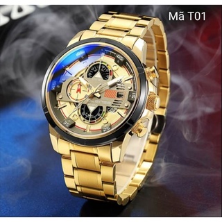 Đồng Hồ Nam Olense Chạy Full 6 Kim Chống Nước Chống Xước, Đẳng Cấp Thời Trang Phù Hợp Mọi Lứa Tuổi [ Bảo Hành 3 Năm ]