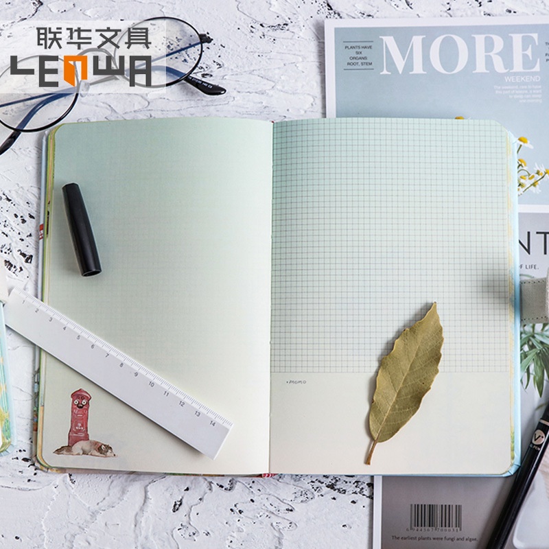 Sổ tay vintage journal ghi chép B6 bìa cứng có dây vải cài khóa từ tính với nhiều mẫu bìa đẹp mắt 256 trang