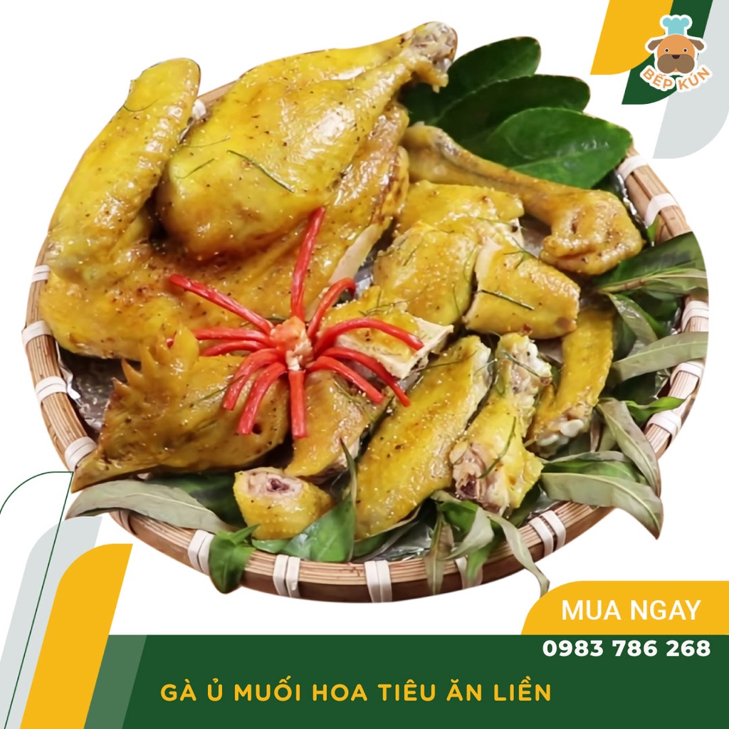 Gà Ủ Muối Hoa Tiêu 1 Con 2 Khay