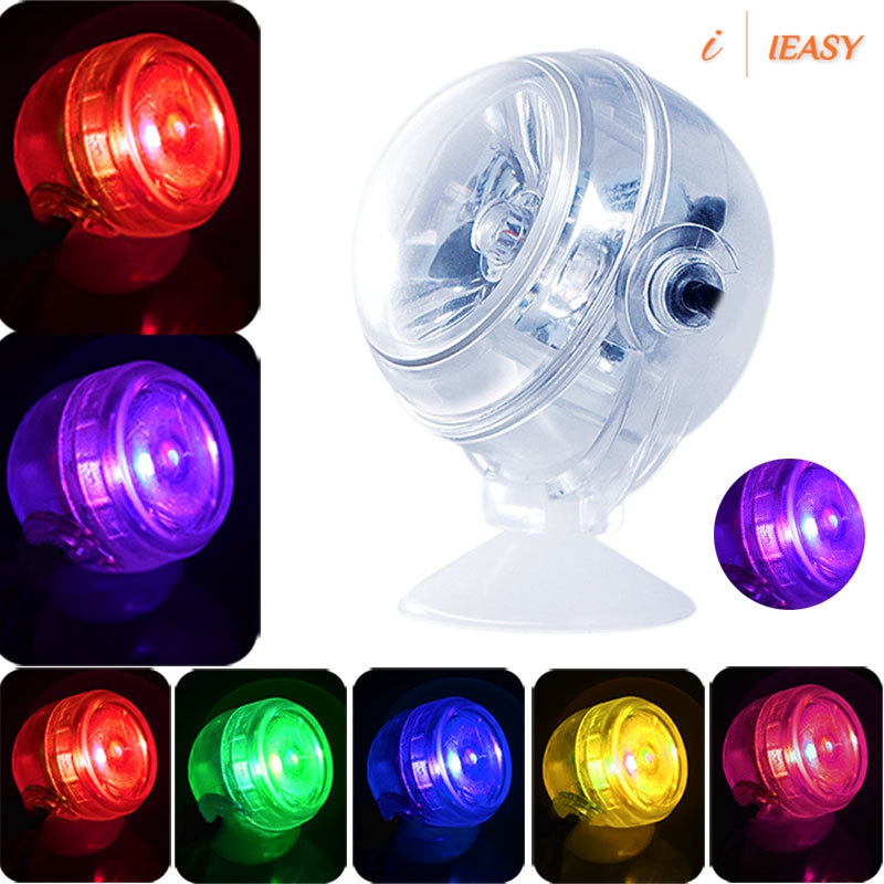 IE❤Fish Tank Marine LED Underwater Spotlight Marine Night Light Aquarium Lamp Decor