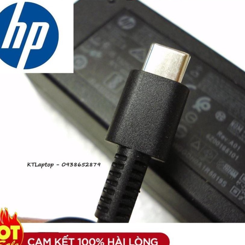 Sạc HP/Compaq 20V-3.25A 15V-4.33A /12V-5A /10V-5A /9V-3A /5V-3A - 65W USB-Type C ZIN