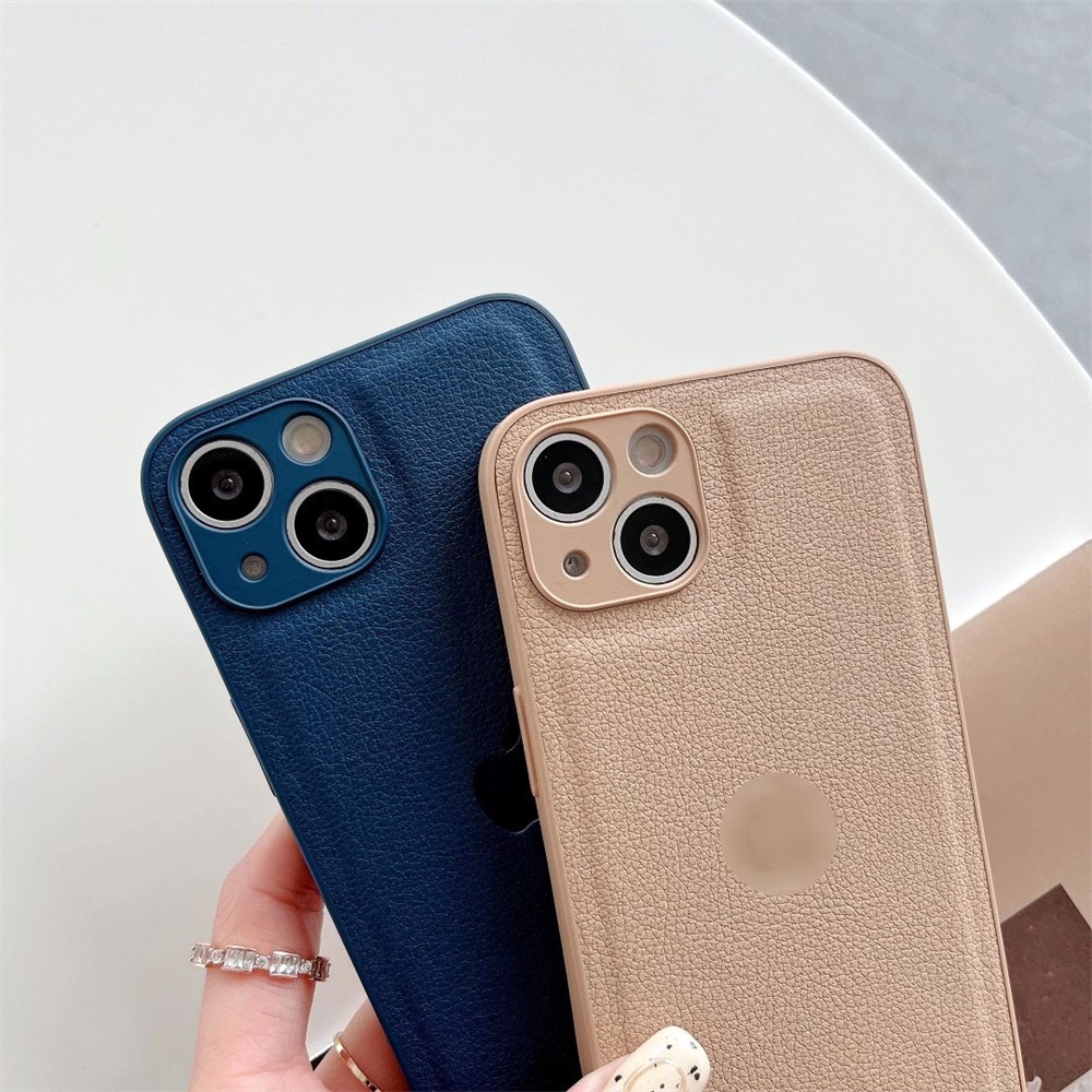 Ốp Điện Thoại Da In Logo Linh Hoạt Chống Sốc Cho iPhone 13 12 11 Pro Max Promax XS Max XR X 7 Plus 8 8Plus