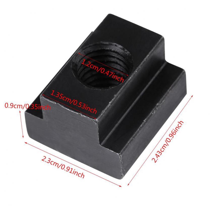 Bộ 5 đai ốc rãnh chữ T ren M12 tiện dụng