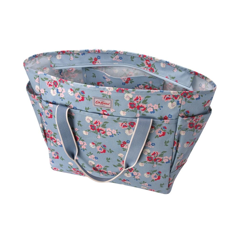 Cath Kidston - Túi  Road Trip Tote Summer Floral - 1001785 - Light Blue