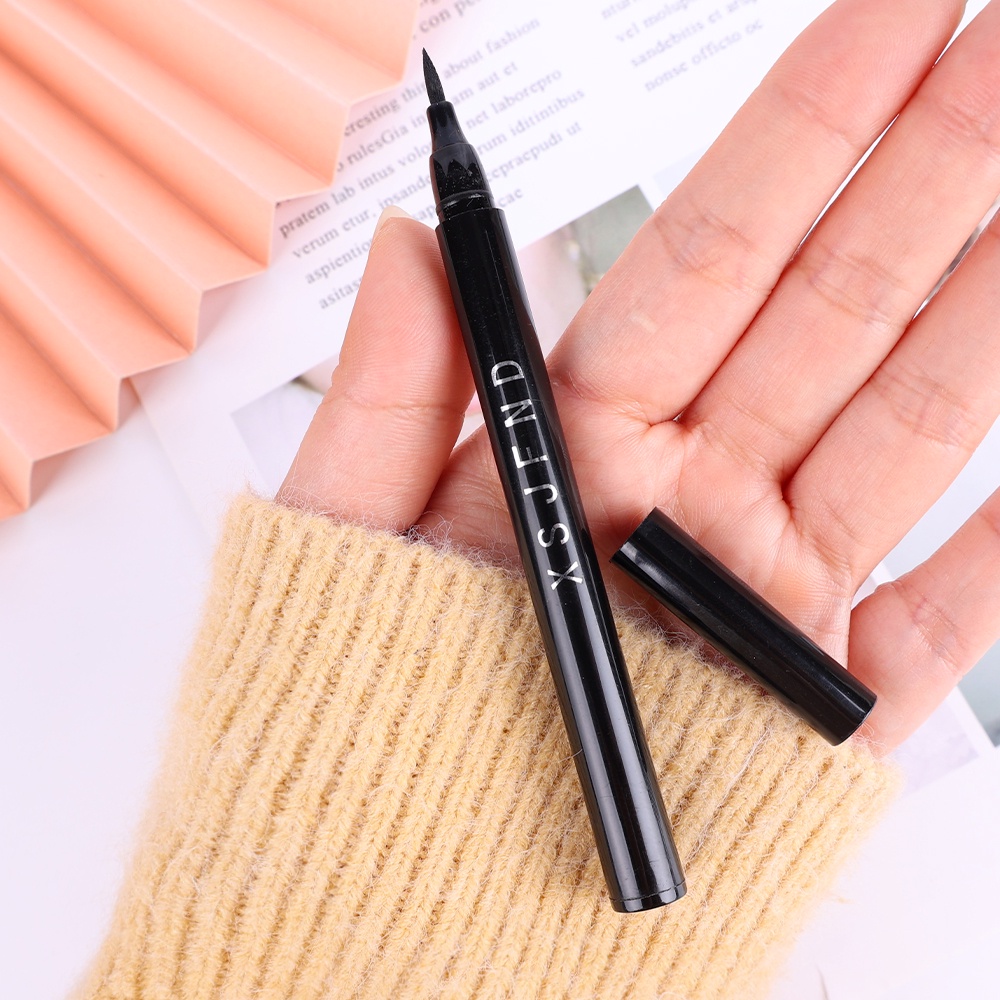 1 Bút Kẻ Mắt Dạng Lỏng Nhanh Khô Lâu Trôi Chống Thấm Nước Cho Người Mới Bắt Đầu