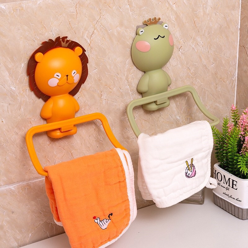 Giá Treo Để Cốc Ly Nhựa Khay Gắn Treo Tường Hình Thú Thỏ Cute Hủ Kệ Đựng Bàn Chải Kem Đánh Răng Cho Bé Gắn Dán Tường