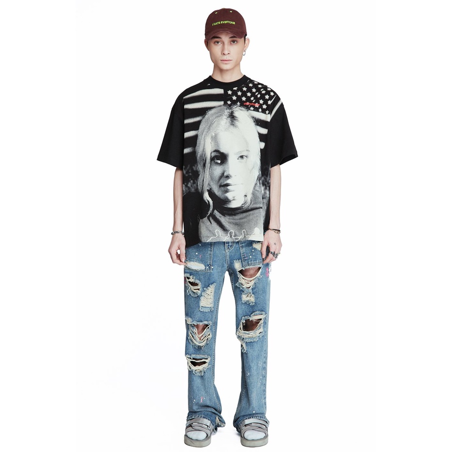 Quần jean dài OFFONOFF RIPPED JEAN/BLUE