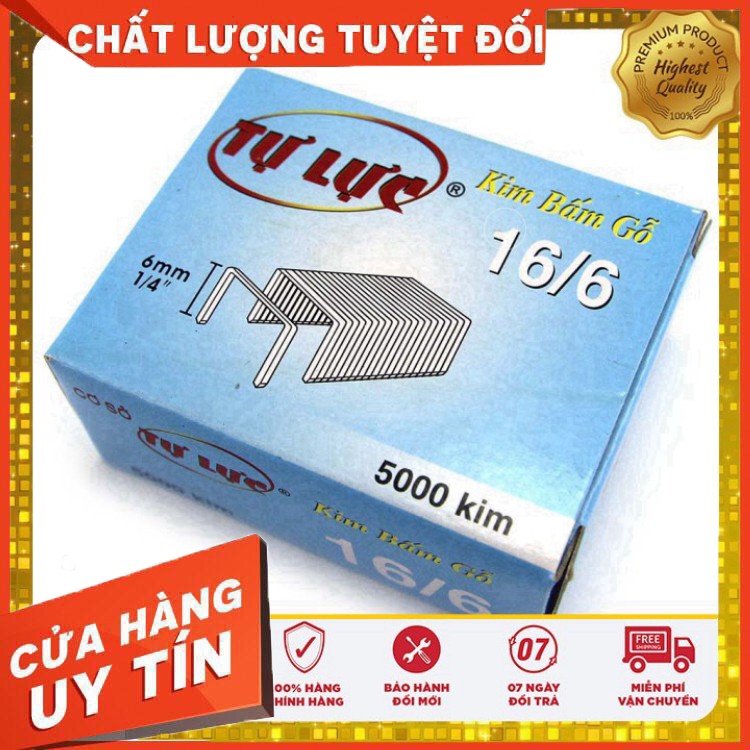 [ GIÁ RẺ NHẤT - HÀNG CHÍNH HÃNG ] Hộp 5000 ghim bấm gỗ tự lực 16/6