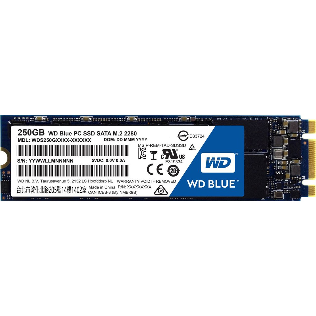 ổ cứng ssd WDS250G1B0B -(  M2 ) 250GB SSD M2-2280