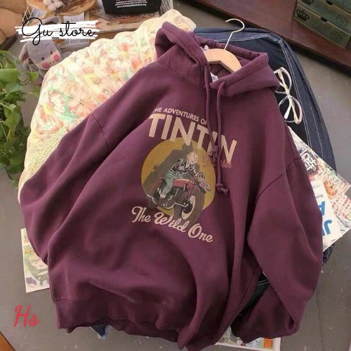 Áo Hoodie Bomber Unisex Nỉ Cotton Bông Phong Cách Ulzzang mã693