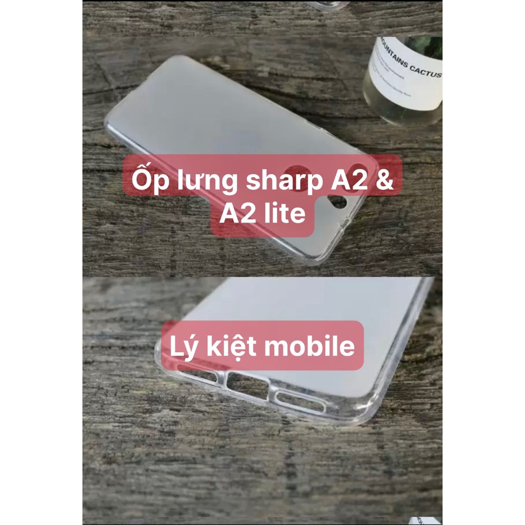 ốp lưng silicon dẻo Sharp A2 - A2 lite