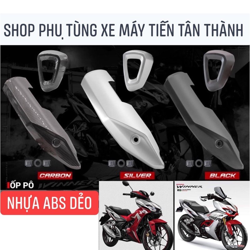 ỐP PÔ winner X BASS NHỰA CACBON ABS DẺO ( combo 2 món)