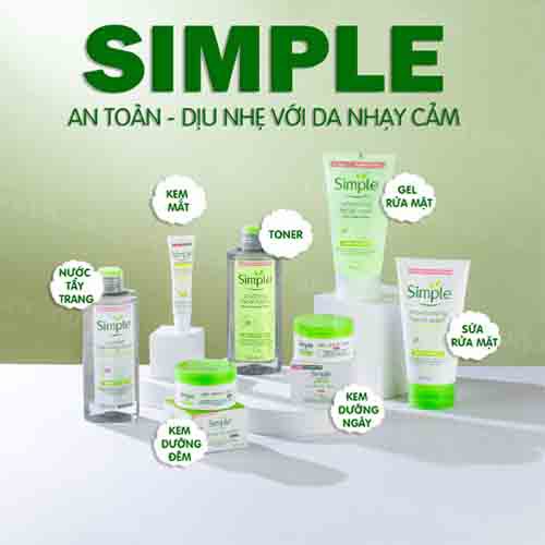 Nước Hoa Hồng Simple 200ml dành cho da nhạy cảm