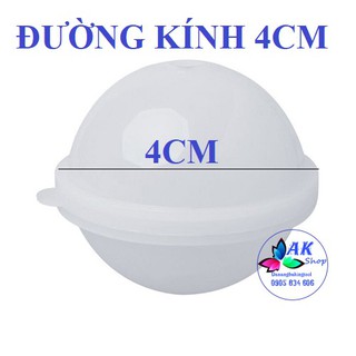 Khuon silicon quả cầu đk 4cm / 2504.207
