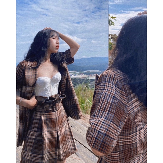 Áo corset trắng kem phối ren 2hand