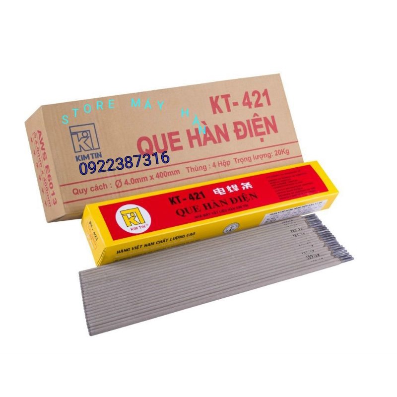 Que hàn điện Kim Tín KT421 hộp 2.5kg