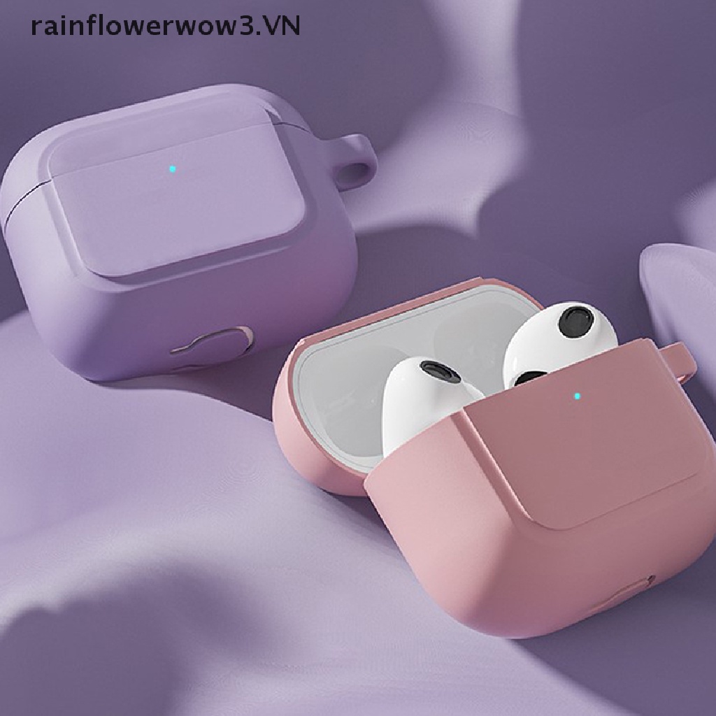 Vỏ Bảo Vệ Hộp Sạc Tai Nghe Airpods 3 Bằng Silicon Mềm Chống Rơi