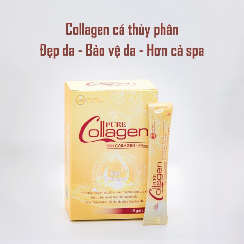 Collagen thủy phân từ cá cao cấp PURE COLLAGEN, collagen, collagen trắng da, collagen thủy phân