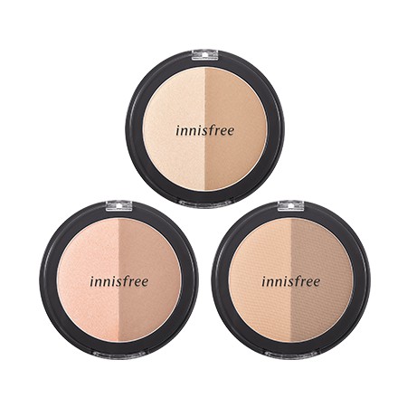 [mẫu mới] Phấn Tạo Khối 2 Tone Màu Innisfree Face Designing Duo 10g