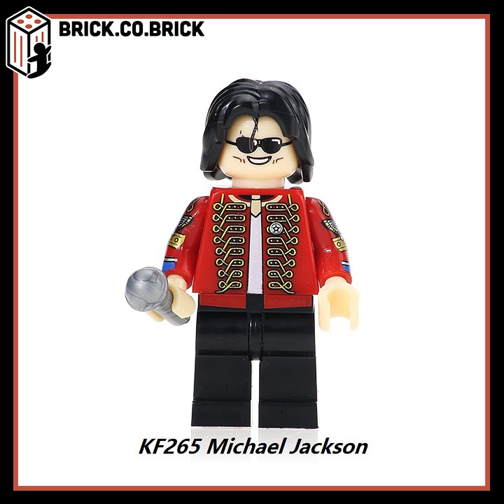 KF6047 - Đồ chơi lắp ráp minifigures - mô hình và lego cố ca sĩ nhạc pop nổi tiếng nhân vật Michael Jackson