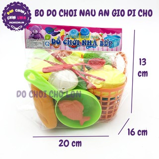 Đồ chơi nấu ăn giỏ đi chợ bánh bao bằng nhựa Đại Phát 918