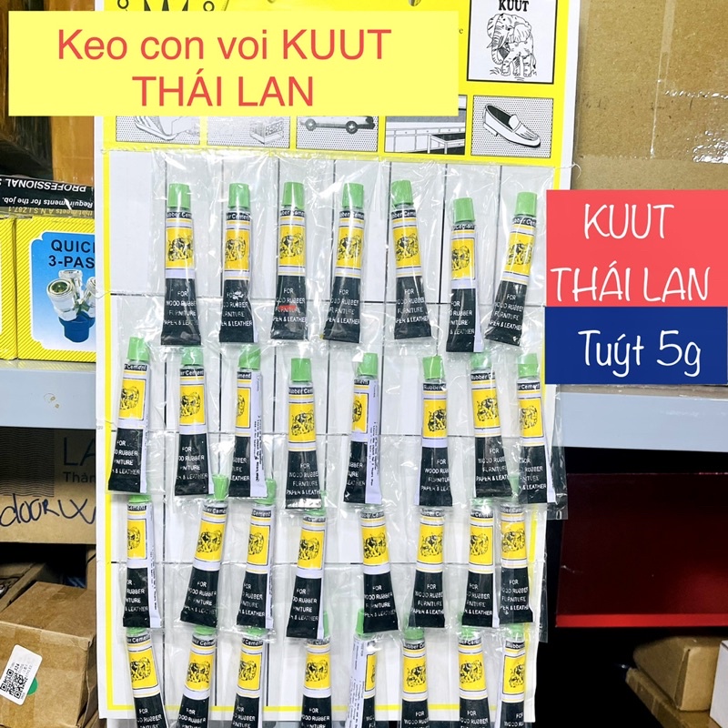 ✅ Keo con voi KUUT THÁI LAN. keo dán giày, dép, gỗ, nhựa, cao su và ron xe