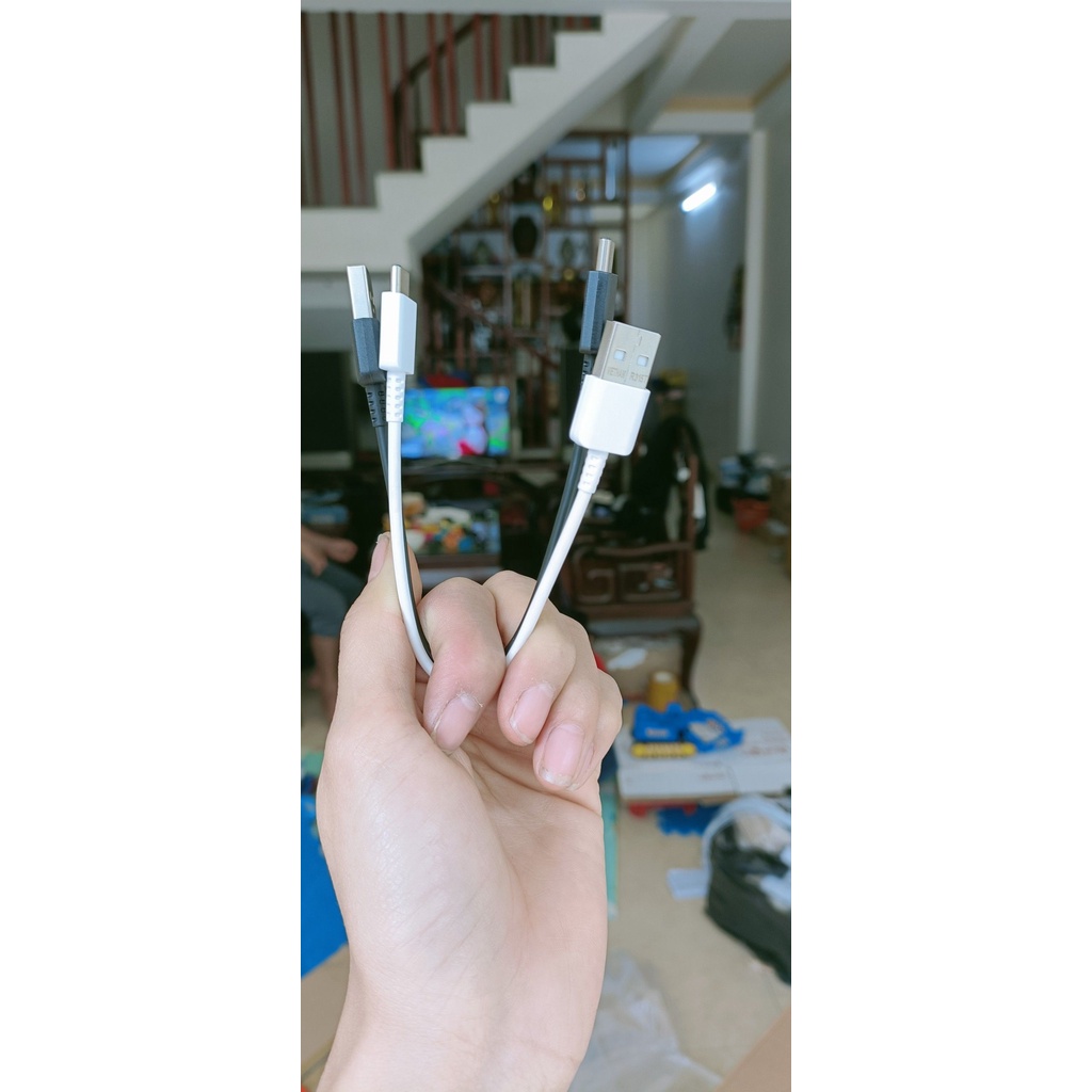 Cáp sạc nhanh chân TypeC dài 20cm