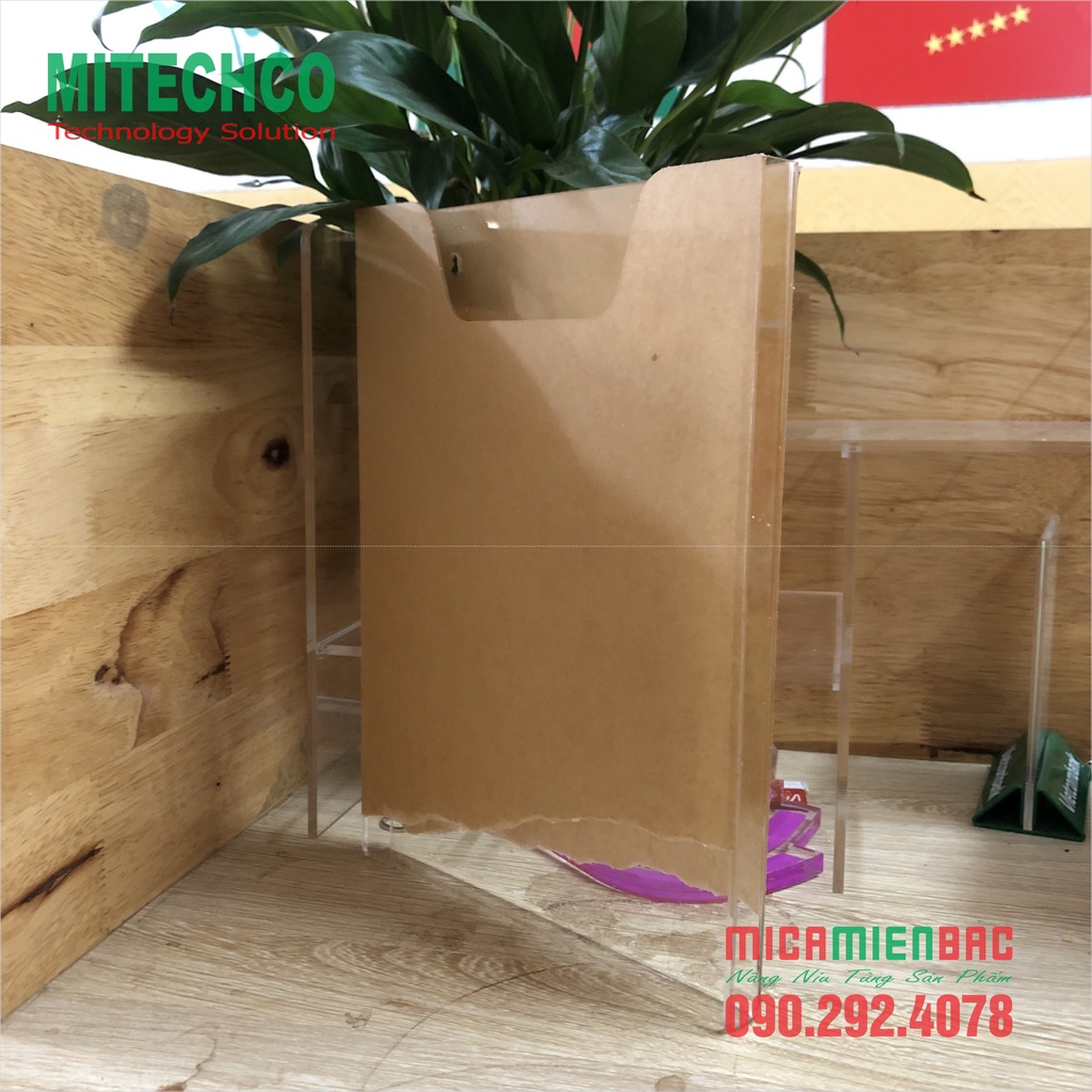 Hộp Mica Đựng Giấy A4 Treo Tường Đứng và Ngang Giá Rẻ và Cao Cấp