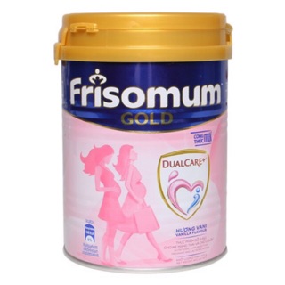 Tặng 1 túi đi sinh - Sữa bột Frisomum hương cam lon 400g