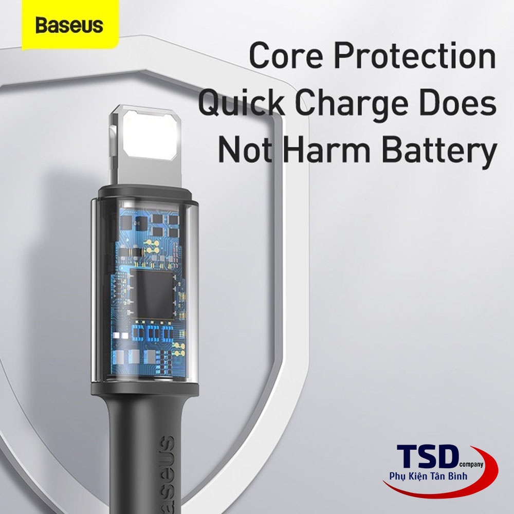 Cáp Sạc Nhanh Baseus Type C To PD 20W Fast Charge Dài 1 Mét Chính Hãng